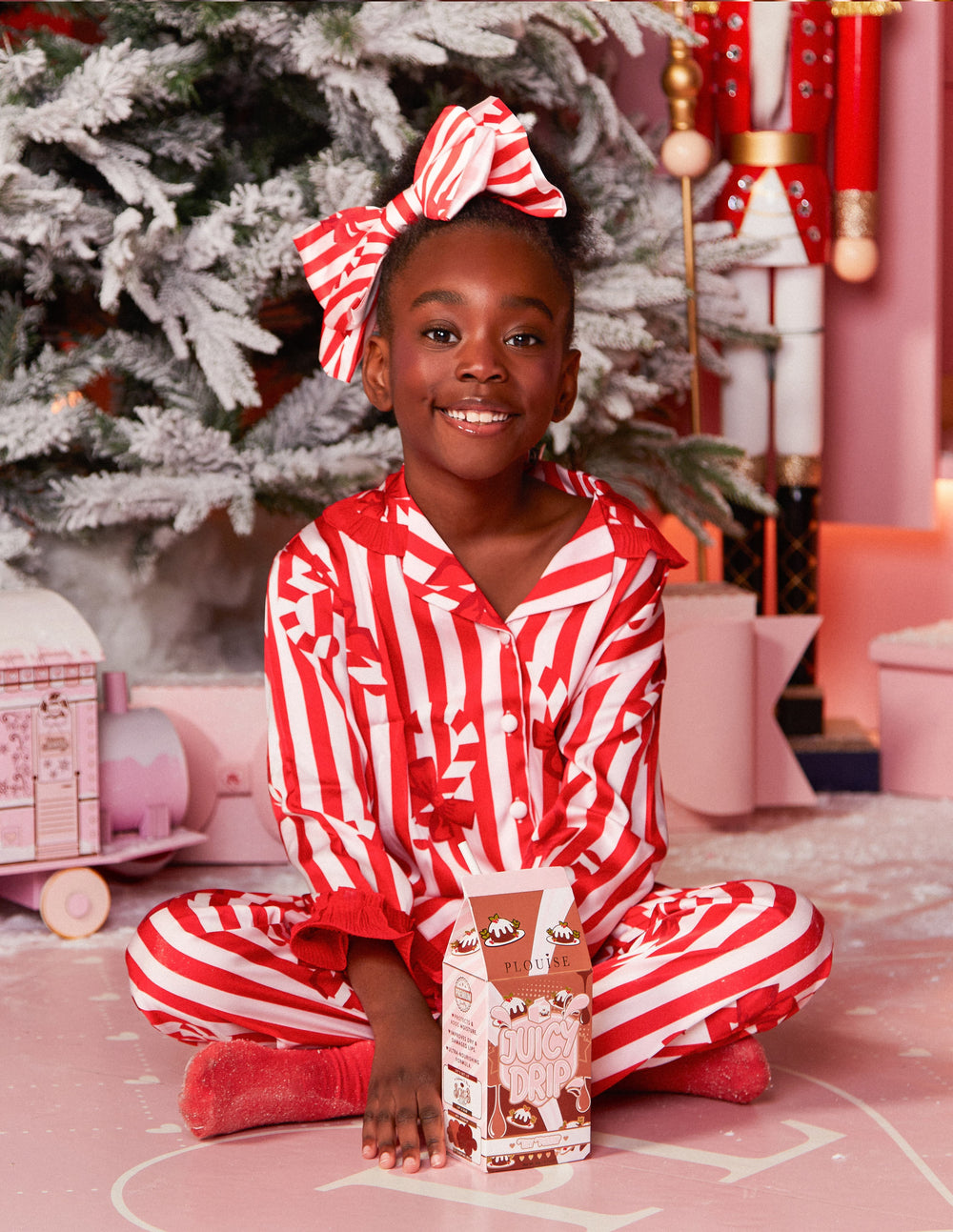 Kids Candy Cane Christmas Pyjamas