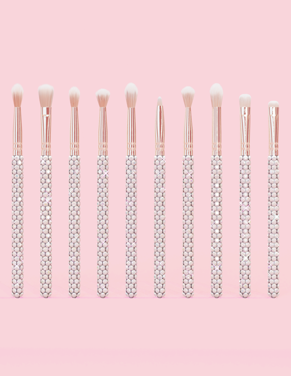 Crystal 20 Piece Makeup Brush Bundle