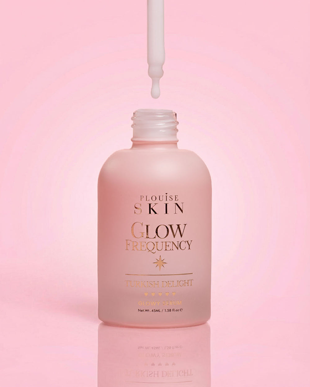 P.Louise Glow Frequency Glowy Serum Turkish Delight Bottle