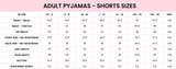 Women's Christmas Bow Pyjama Shorts Set