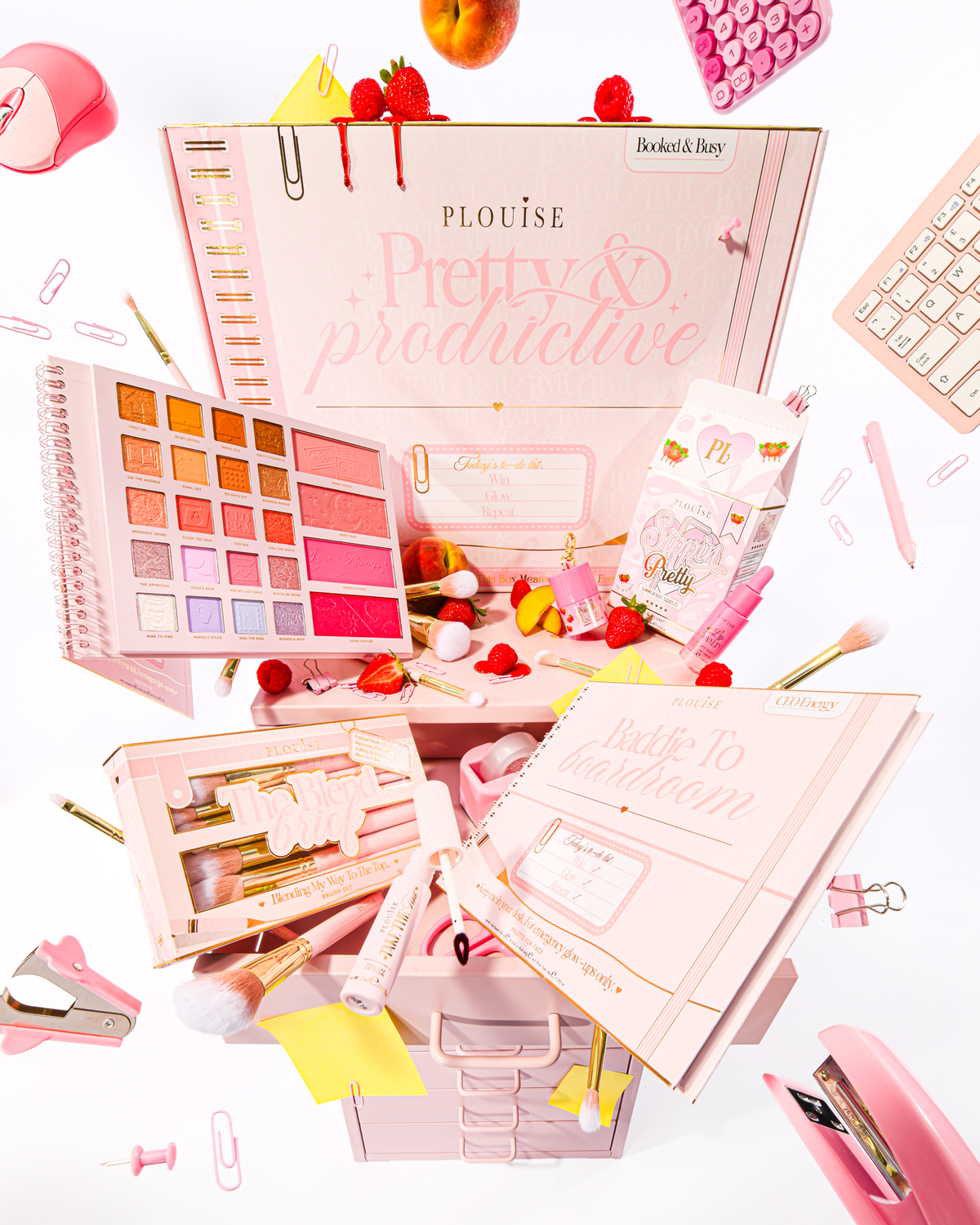 P.Louise video with contents of beauty subscription box