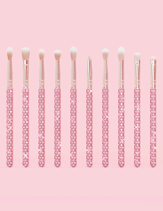 पी. लुईस क्रिस्टल 20 पीस मेकअप ब्रश बंडल