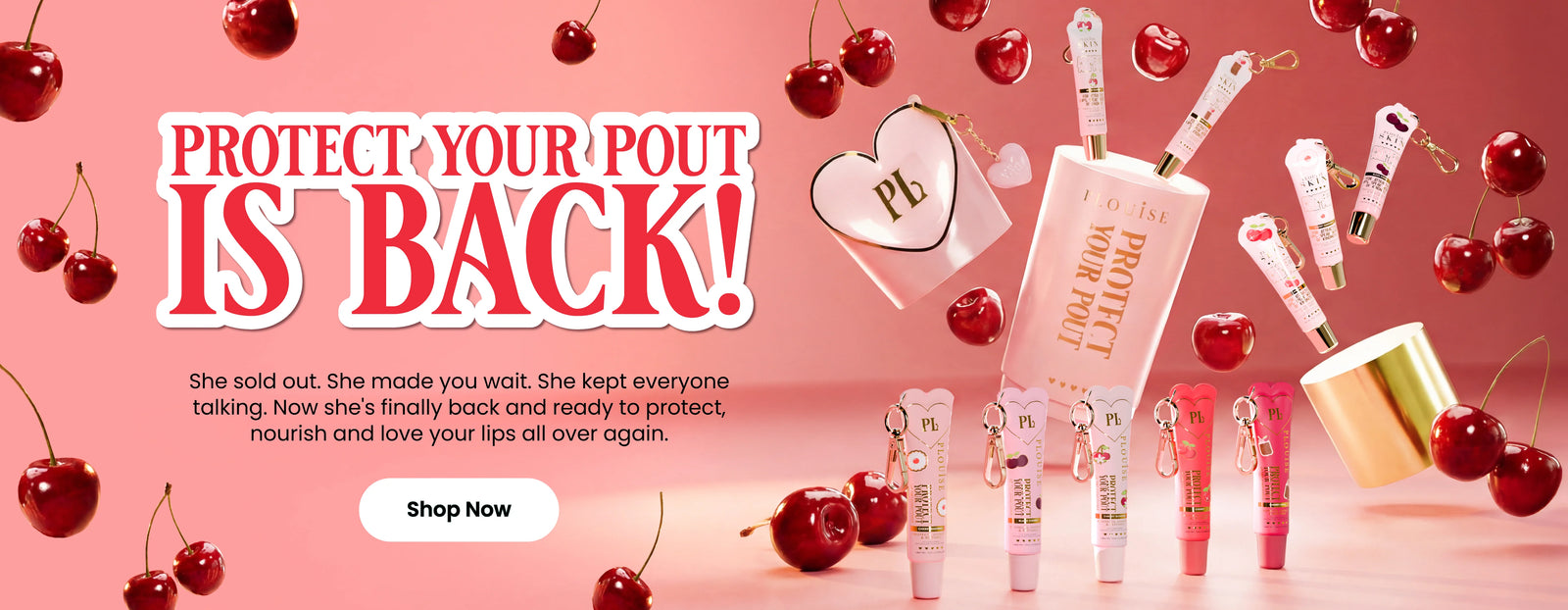 अपने पाउट को सुरक्षित रखें - XL। अंततः वापस आ गया है और आपके होठों की फिर से सुरक्षा करने के लिए तैयार है।